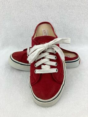 Lauren Ralph Lauren Women’s Red Mule Sneakers VTG sz 7